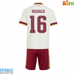 Billiga Spanien Rodri Hernandez #16 Bortatröja Barn VM 2026 Kortärmad (+ Korta byxor)